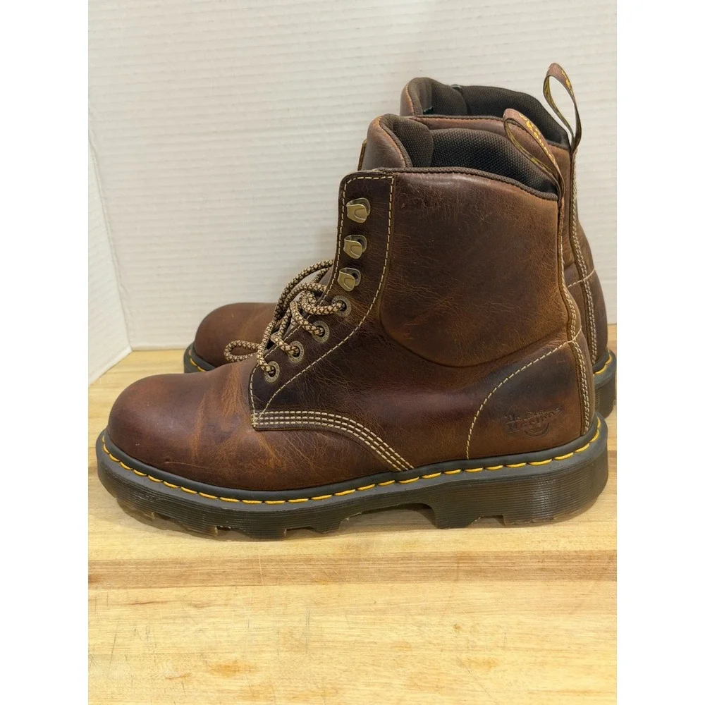 Dr. Martens Crofton AW004 Brown Men's Boots Size 10 EUC